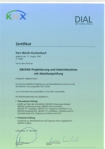 KNX Zertifikat